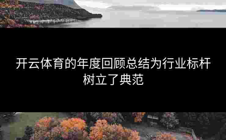 开云体育的年度回顾总结为行业标杆树立了典范