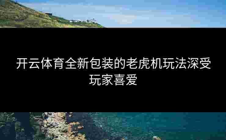 开云体育全新包装的老虎机玩法深受玩家喜爱
